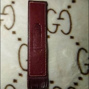 Coach Brand genuine leather bookmark